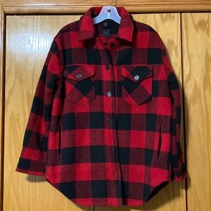 Womens size small buffalo plaid shacket